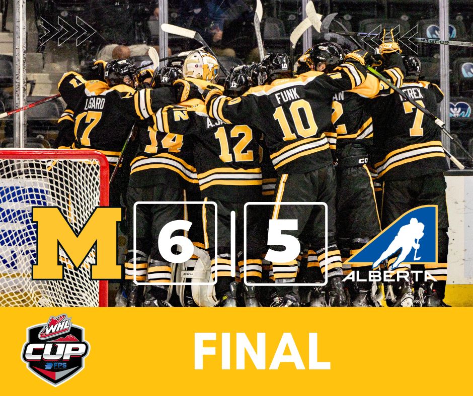 Hockey Manitoba (@hockeymanitoba) on Twitter photo TEAM MANITOBA WINS THE 2023 WHL CUP!!!!
Brek Liske scores the shootout winner!
Manitoba goals: Funk, Carels (2), A. Jacobson, Haney
Peyton Shore made 53 saves.
Congrats to <a href="/TeamABHockey/">Team Alberta Hockey</a> on a hard fought game. TEAM MANITOBA WINS THE 2023 WHL CUP!!!!
Brek Liske scores the shootout winner!
Manitoba goals: Funk, Carels (2), A. Jacobson, Haney
Peyton Shore made 53 saves.
Congrats to <a href="/TeamABHockey/">Team Alberta Hockey</a> on a hard fought game.