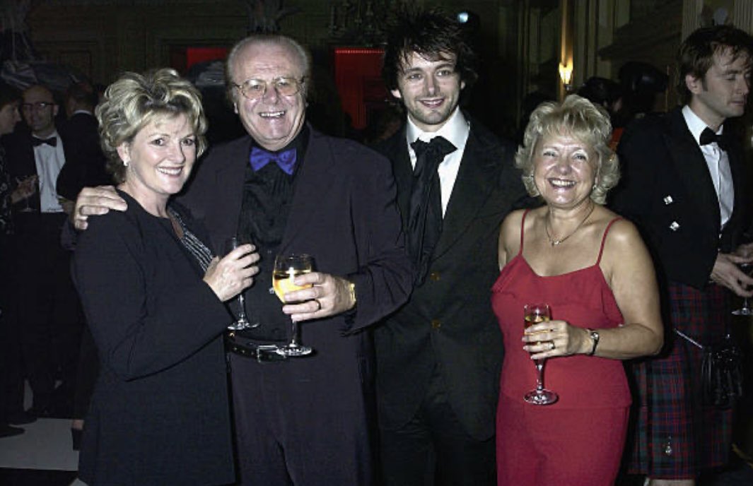 Bowtiedino's tweet photo. Michael and David back in 2003 at the Bright Young things Premiere. 1/2 🧵 #brightyoungthings #michaelsheen #davidtennant https://t.co/Bez47pqx27