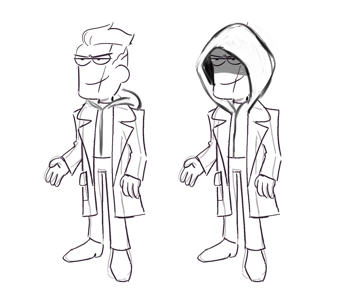 hey Chipped Off aired? while i didn't work on this episode i did design Chip's new look (including some Norm outfits haha) and i'm just glad the rat man's back