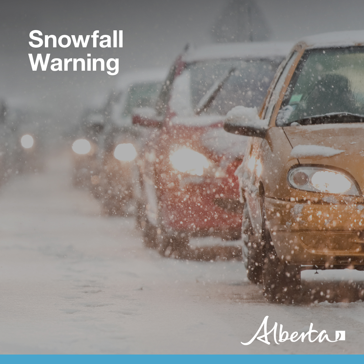 The first significant snowfall of the season is expected in central and southern Alberta tomorrow morning. Be prepared for heavy, wet snow and reduced visibility. If you’re traveling, check road conditions before heading out: 511.alberta.ca/about/mobileapp #abroads