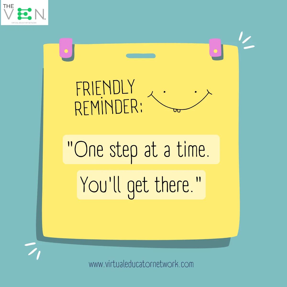 TheOfficial_VEN's tweet image. 🌟 One step at a time...you&apos;ll get there! 🚶‍♂️💪 Embrace today as an opportunity for self-care. 🌼 Take a deep breath, relax, and recharge. 💆‍♀️💕 Your journey to success starts with self-care on Sundays. 🌞✨ #SundaySelfCare #OneStepAtATime #virtualeducatornetwork #TheVEN