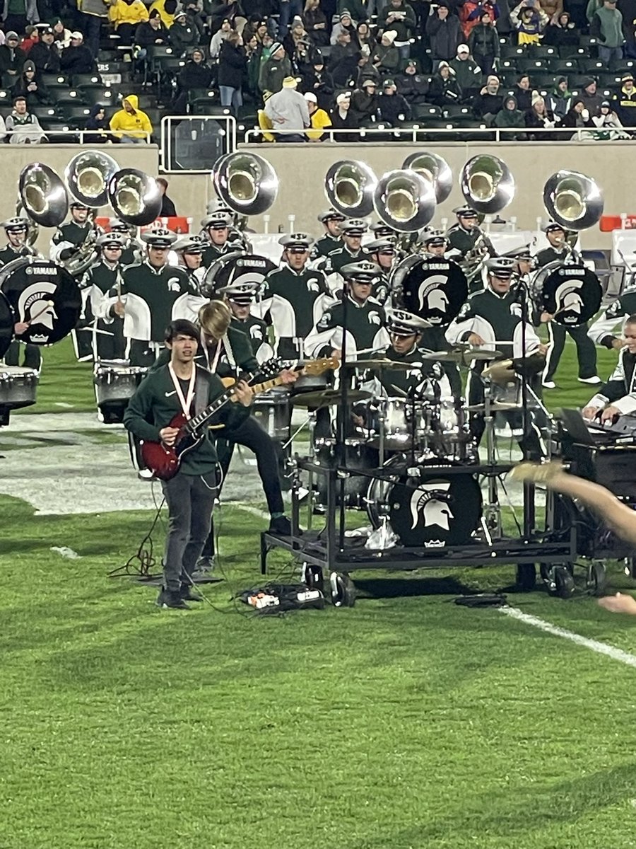 Yesterday started off with an incredible final performance by the marching band, and ended with seeing my former students in the <a href="/MSUMarchingBand/">Spartan Marching Band</a> &amp; <a href="/umichband/">Michigan Marching & Athletic Bands</a>. Nothing better than seeing your former students on the big stage!