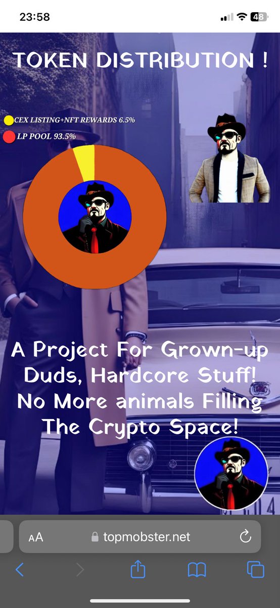s_huigen's tweet image. Watch this New and fresh token 🔥
#mobster #MOBsterFAMILY @MobsterMOBbsc 
Lets see what this project can do 🔥
#FreshAndFast #nice #altcoins #newcoin #future #growing #newlistings #BURN