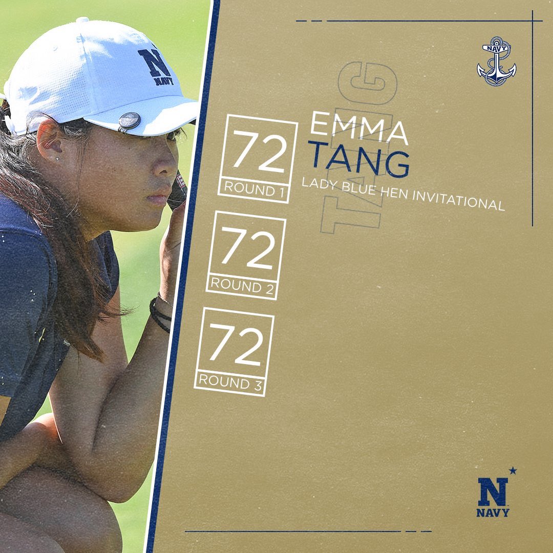 A great finish to the fall season! Freshman Emma Tang led the way for the mids and took home a 3rd place finish individually! Emma’s score of 216 was the 2nd lowest 54-hole score in program history.