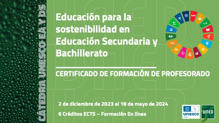 Quieres aprender a diseñar situaciones de aprendizaje que incluyan la sostenibilidad como elemento articulador y den respuesta a los perfiles de salida de educación secundaria y bachillerato? 
Curso #FormaciónPermanente <a href="/UNED/">UNED</a> 
formacionpermanente.uned.es/tp_actividad/a…