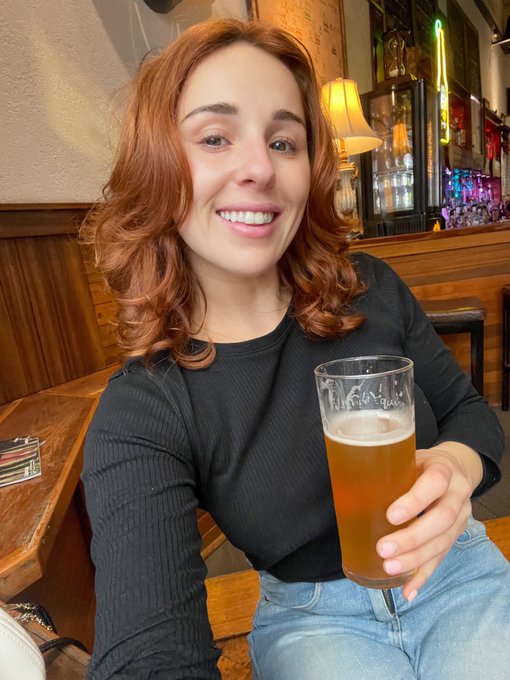 Is it just me or does this beer perfectly match my hair? https://t.co/2o7URGVs4u