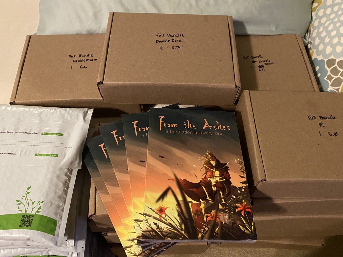 Recovery_Zine's tweet photo. All pre-orders have been packed! If you sent in an address change, or confirmed “no-change”,

Your shipping label has been printed and your package will be picked up https://t.co/LLzqVxLEHq