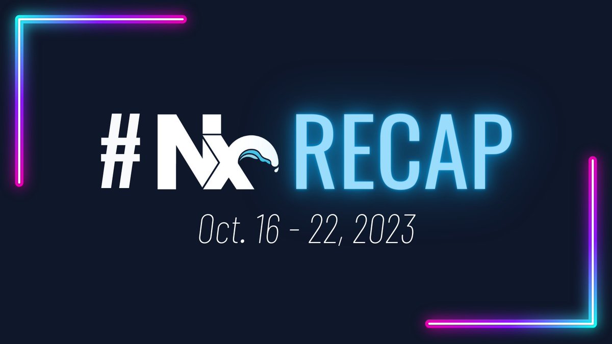 NxDevTools's tweet photo. What's new in the world of #Nx? Find out in the October 16 - 22 #NxRecap thread... β‘π§΅π https://t.co/BpBOhVt6l9