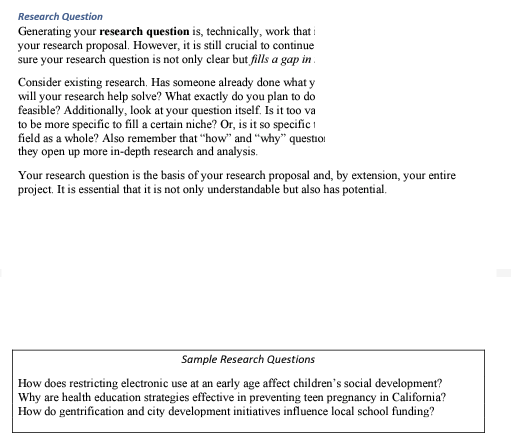 Developing a research question for your research proposal 

#AskBarbara #ResearchProposal