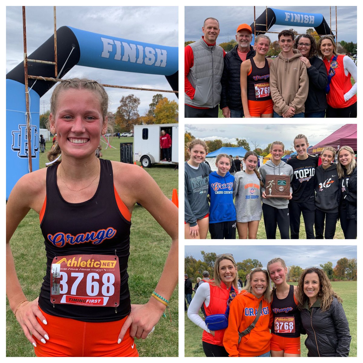 chaps4mu's tweet photo. The XC postseason is here and @oohsgirlsxc_ have advanced to the Regionals next week. Congrats to all the girls for competing and earning the runner-up at Districts! On to the next…  @brooke_chapman4 🏆 #LND https://t.co/CgFl6O5ycm
