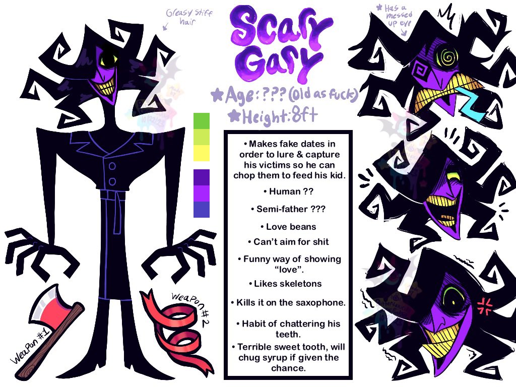 Wahoo he here! The orple & spooks: Scary Gary