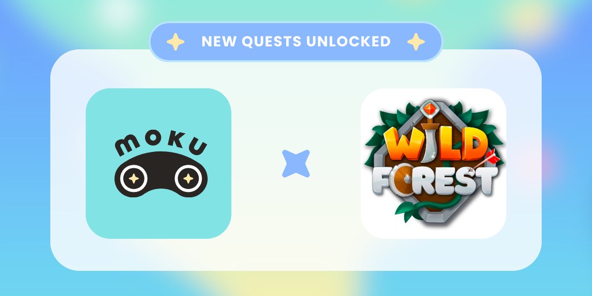 🚨NEW QUESTS &amp; PRIZES HAVE BEEN UNLOCKED🚨

Moki has discovered $RON and Axies in the Wild Forest🌳 and added it to the gacha!

Head to Moku HQ to complete the <a href="/playwildforest/">Wild Forest</a> quests for a chance to win more loot: explore.moku.gg 

#MokuS1