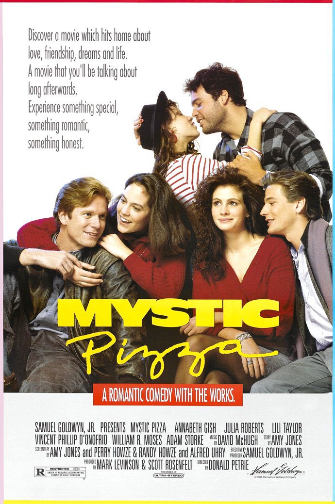 A day late, but, Happy 35th anniversary to “Mystic Pizza.” Released October 21, 1988. #mysticpizza #juliaroberts #lilitaylor #annabethgish