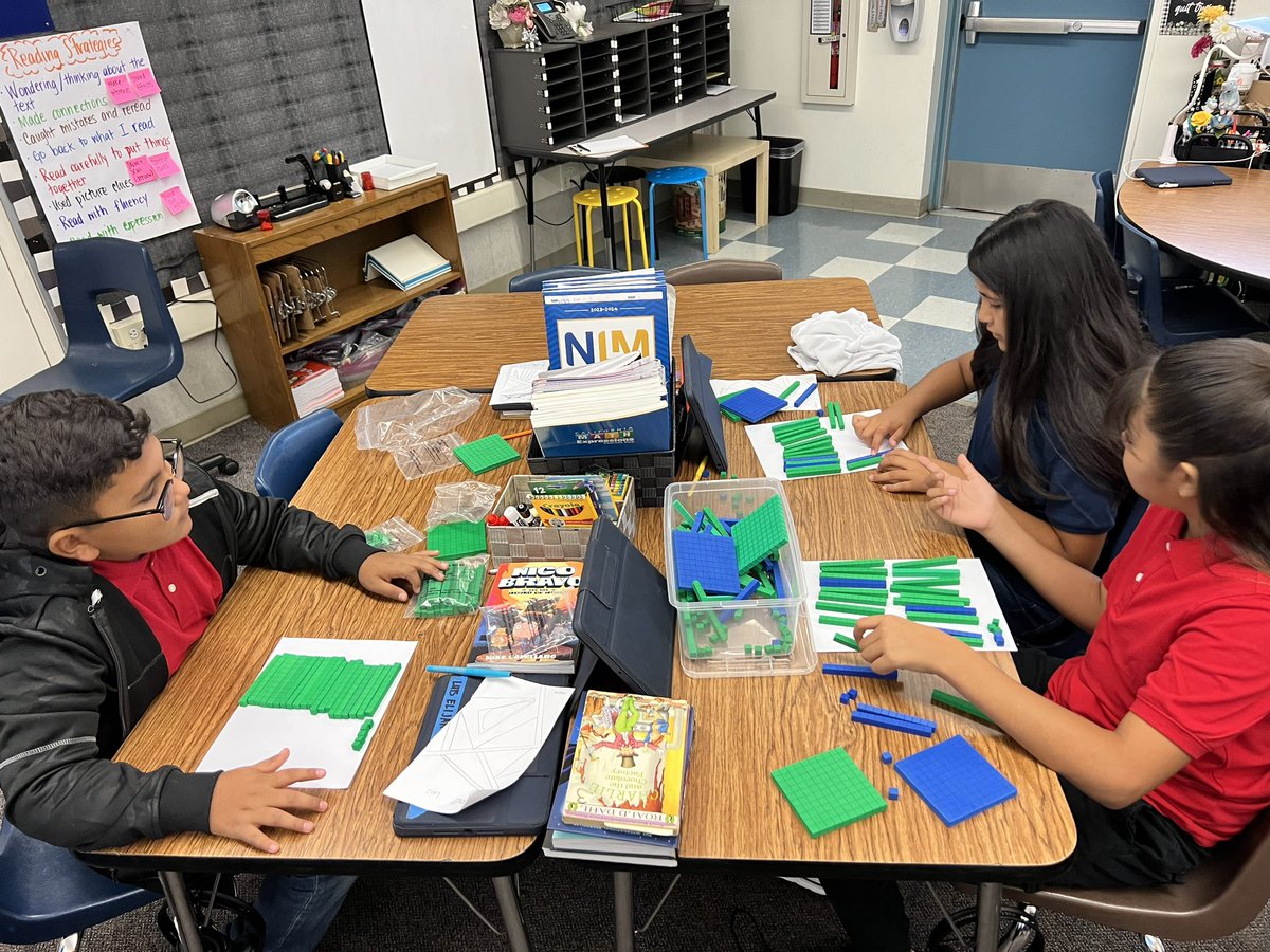 Taking on CGI Math in Room 72!  Some students using their tools to make sense of math! #soaringtonewheights