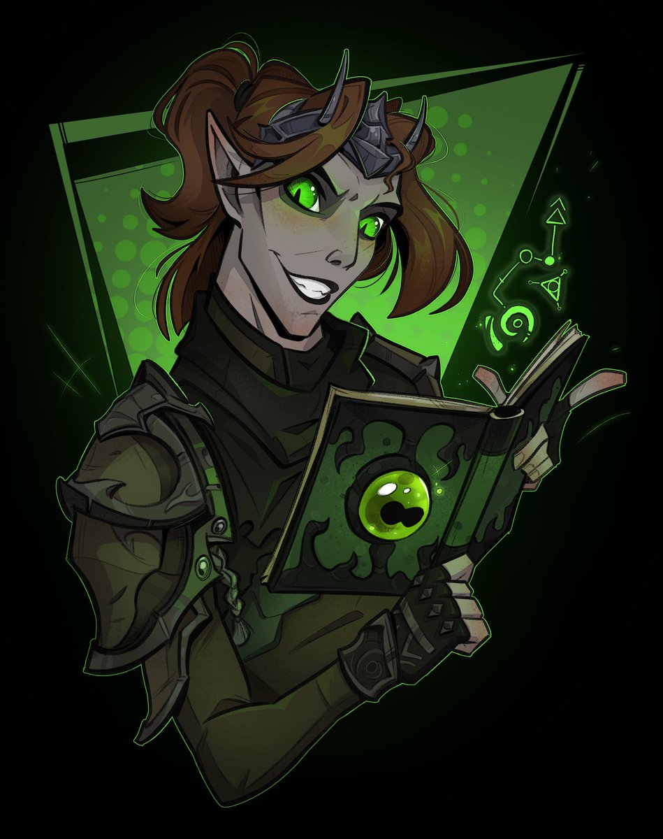 GreenNightinga1's tweet image. #ESO #ESOart #Dunmer #TES 
Portrait of an Arcanist for Polich