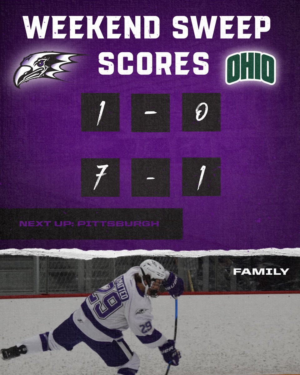 We cap off our second weekend sweep of the year with a 7-1 win over Ohio. #FAMILY