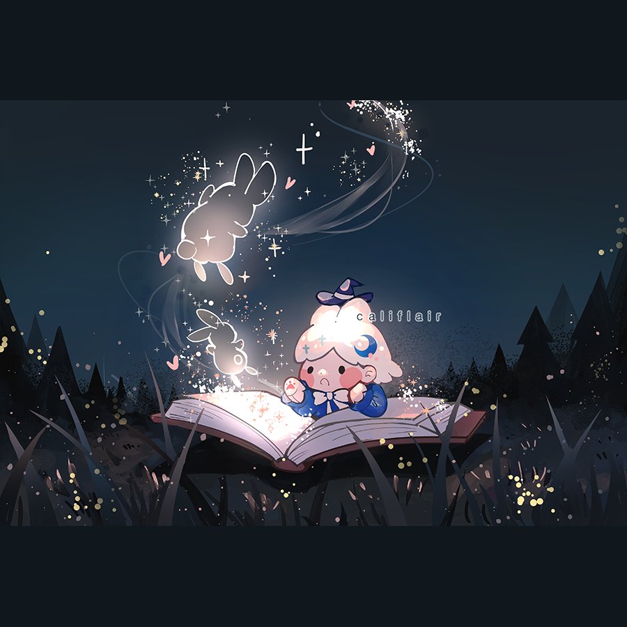 「a tiny witch's summon  」|cali🔅Pinclubのイラスト