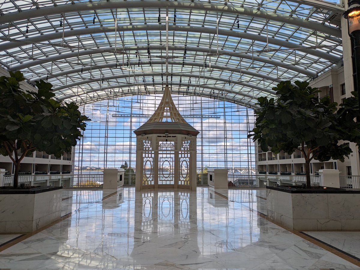 This beautiful space at the Gaylord Nelson in National Harbor, MD, will be an exhibit hall for the World Congress of Brachytherapy next July!