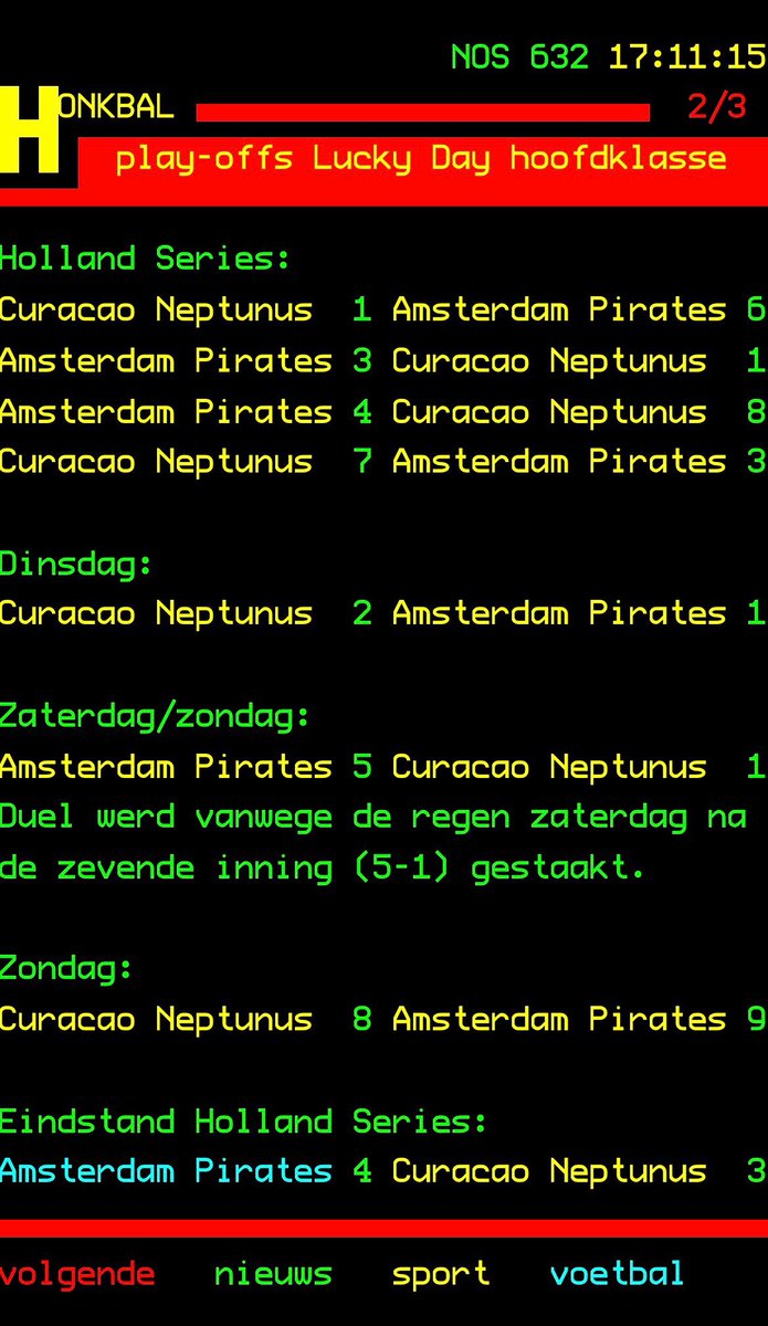 Amsterdam Pirates gefeliciteerd, Nederlands beste