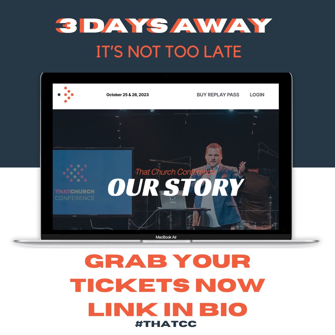 3 days away⏲️

Join us at That Church Conference, the premier event for church leaders. 

Learn from industry experts, network with like-minded professionals, and leave inspired to take your church to the next level.

Register today👇
hubs.ly/Q023Vf6Y0
#tithely #thatcc