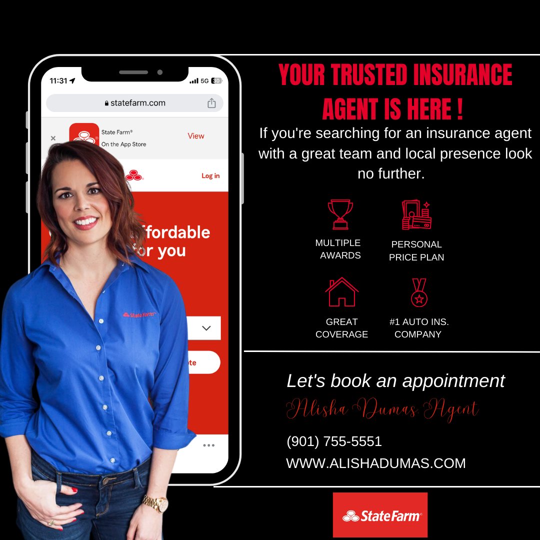 AlishaDumas's tweet image. Having a local agent is like having a trusted friend who's always there when you need them. We know our community, and we know your unique insurance needs. Experience the difference of having a local agent in your corner. 🏡💼✨ #LocalInsuranceAgent #CommunityConnection