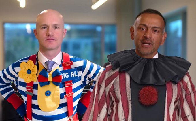 ParrotCapital's tweet photo. @CryptoAttys @UnionStationDC_ @coinbase Sad clowns at #Coinbase aka #Clownbase 🤡! https://t.co/134dTjCmuz