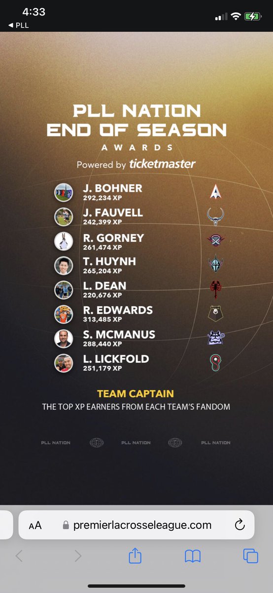 SteveMcManus87's tweet image. Well…technically according to the @PremierLacrosse #PLLNation App - I am your biggest fan 💜😤🖤 @PLLWaterdogs #PLLDay