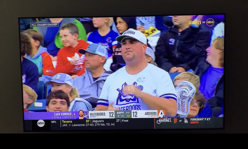 SteveMcManus87's tweet image. Well…technically according to the @PremierLacrosse #PLLNation App - I am your biggest fan 💜😤🖤 @PLLWaterdogs #PLLDay