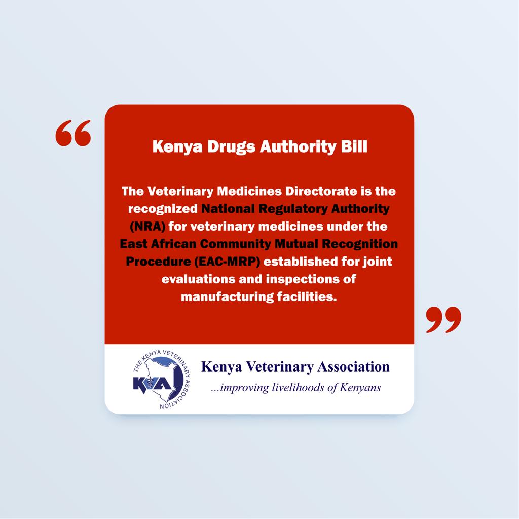 VeterinaryKenya's tweet photo. We should resist policies that poses risks to the health &amp; food safety of our general public. Regulation of Veterinary Medicines is on course to ensure safe foods from animal origin.

#EXPUNGE VETERINARY MEDICINES FROM THE KDA BILL#
@KTNNewsKE @citizentvkenya @vmdKenya https://t.co/xr9lm4tlXv