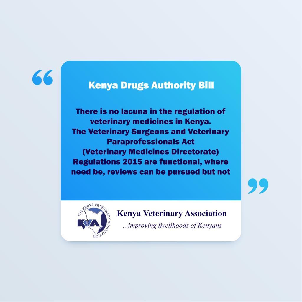 VeterinaryKenya's tweet photo. We should resist policies that poses risks to the health &amp; food safety of our general public. Regulation of Veterinary Medicines is on course to ensure safe foods from animal origin.

#EXPUNGE VETERINARY MEDICINES FROM THE KDA BILL#
@KTNNewsKE @citizentvkenya @vmdKenya https://t.co/xr9lm4tlXv