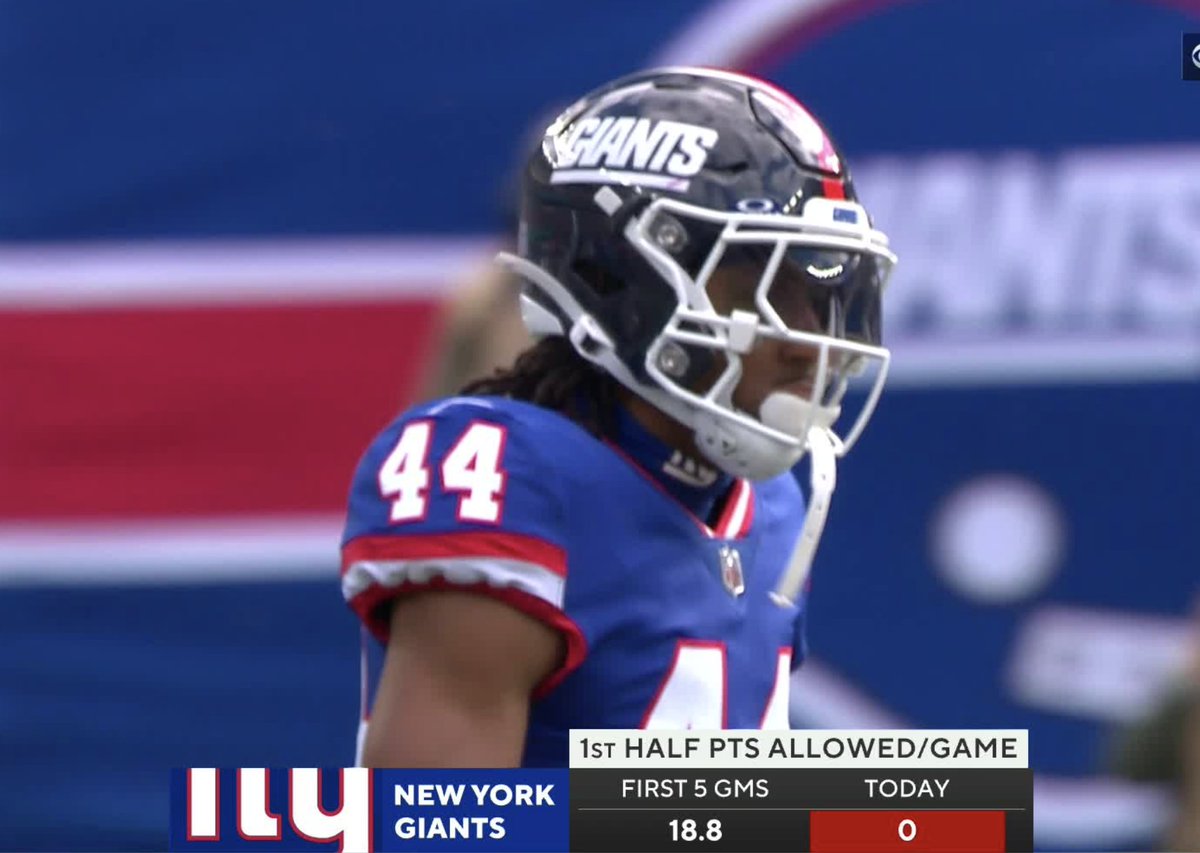 NFL's tweet image. Giants looking different today 😤

📺: #WASvsNYG on CBS
📱: Stream on #NFLPlus bit.ly/3rPFsBr