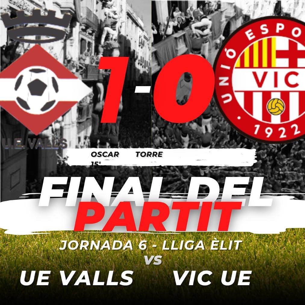 UEValls's tweet photo. 🔴⚪️| FINAL a l’alçada d’una Santa Úrsula com la d’avui!
🆚 UE VALLS 1-0 @uevic 

SEGUIM! #lligaElit #amuntUEValls https://t.co/s1I0cdNjVV