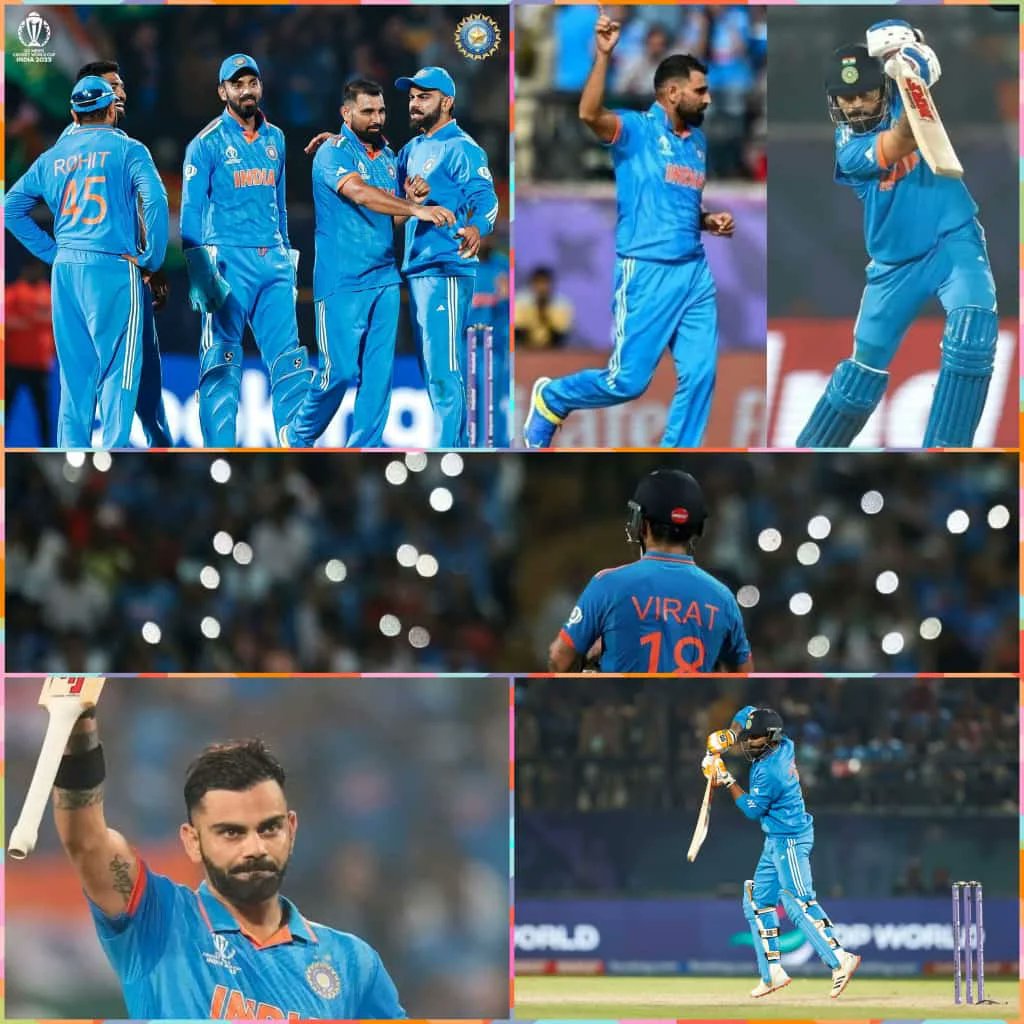 करीब दो दशक बाद विश्व कप मुकाबले में न्यूजीलैंड पर जीत दर्ज़ के लिए भारतीय टीम के सभी खिलाड़ियों को हार्दिक बधाई एवं आगामी मैचों के लिए अग्रिम मंगलकामनाएँ।
✍🏻 राजन ठाकुर