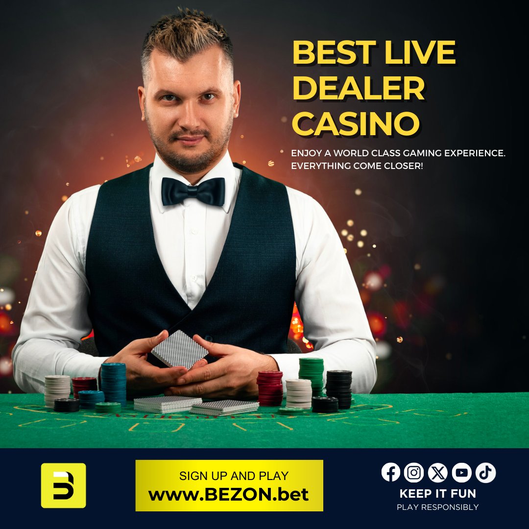 Bezon_Official's tweet photo. 𝔾𝕒𝕞𝕖 𝕋𝕚𝕞𝕖 -ℙ𝕝𝕒𝕪 𝔽𝕠𝕣 𝔽𝕦𝕟🤩🎰🌟
𝓡𝓮𝓪𝓭𝔂 𝓯𝓸𝓻 𝓽𝓱𝓮 𝓾𝓵𝓽𝓲𝓶𝓪𝓽𝓮 𝓰𝓪𝓶𝓲𝓷𝓰 𝓮𝔁𝓹𝓮𝓻𝓲𝓮𝓷𝓬𝓮? 
Let's join https://t.co/pkcTXnSKpQ and enjoy the best live dealer games!
Everything comes closer to you, so don't miss out on the excitement.

#bezon https://t.co/vPzkPGfaRj