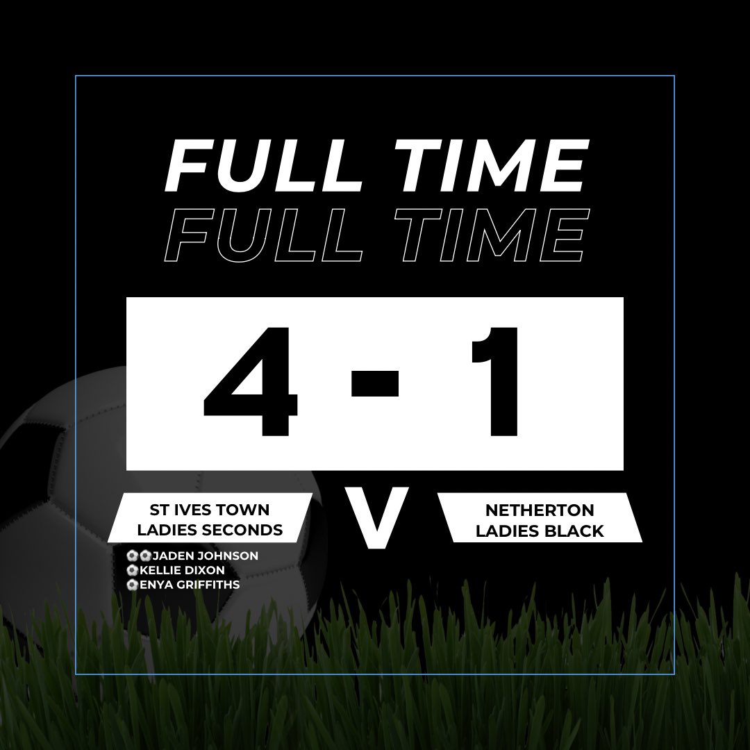 Ivesseconds's tweet image. The ladies were slow to get into the game today but stepped up in the second half with a strong performance from whole squad. Coming away with a 4-1 win and through to the next round🖤🤍
Thank you @NUFCWomenGirls for hosting todays game! 

⚽️POTM: Jaden Johnson