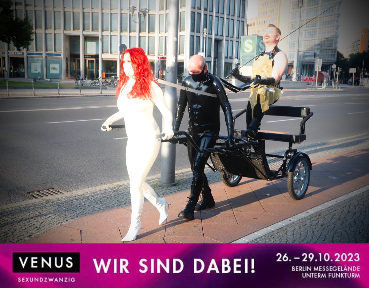 SAMSTAG 28.10. -&gt; KINKY VENUS
der dominus
Sklavin nova
first time: Sklave novalis
#venusberlin #venusfestival #venus2023
<a href="/venusberlinoff/">Venus Berlin</a>
