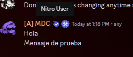 DiscordBetasES's tweet photo. Discord planea meter su propia "insignia de verificación" en la cual los usuarios con Nitro tendrán una insignia al lado de su nombre de forma permanente, en caso el servidor tenga sus propias insignias se le pondrá también al lado de esta. https://t.co/8RYZa989JG