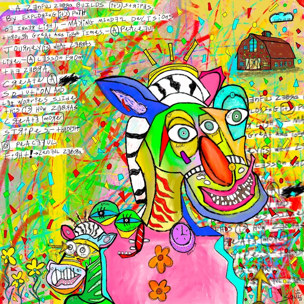 DeLaSoulChild_'s tweet photo. πΌπ¦ Itβs OFFICIAL,
my 1/1 Zen Zebra NFT Print has been found inside of @ZeebersNFT contract π€―π«‘π«’π« & it was minted by @YohaNft2βΌοΈββοΈ
Glad itβs roaming around in the VERSE.π¦π¦π¦π¦π¦βοΈπΌ
#zebra #zenzebra #pfpart #nftpfp #digitalpainting #nft #delasoulchild
β«οΈπ»πΉπΈ https://t.co/xa9jcwkGC1