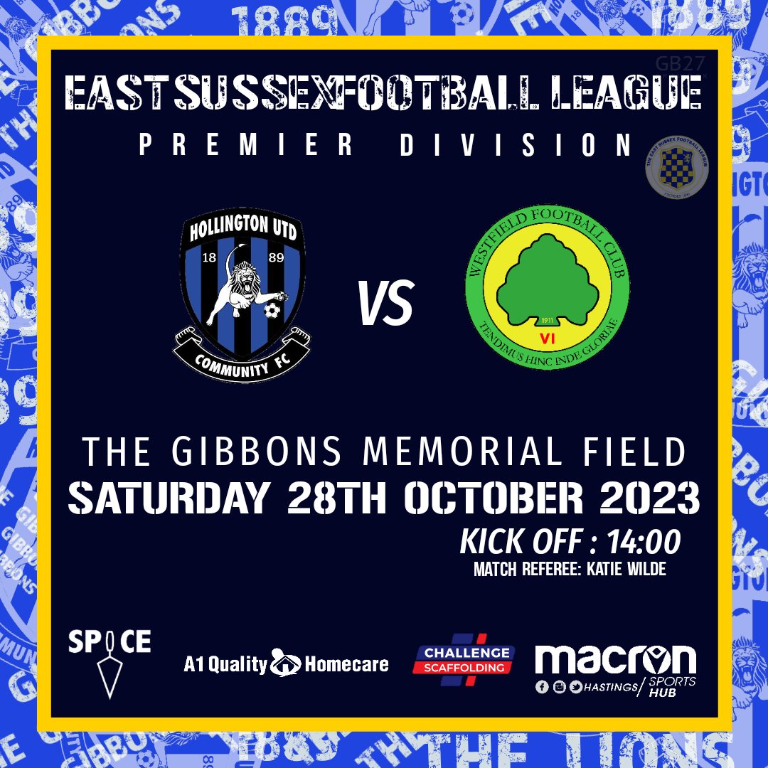 COMING UP 📅 This Saturday coming, we host a bang in form @Westfield2nds This will be the last league game & home game for the next 3/4 weeks as we head into November playing all games away and in the Cup fixtures. #TheLions ⚽️🦁