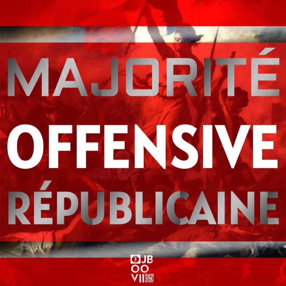 Hello 
#MajoriteSilencieuseRepublicaine 
Est morte ! 
Vive ! 
#MajoriteOffensiveRepublicaine 
Merci @JBOOVII ! 🖤