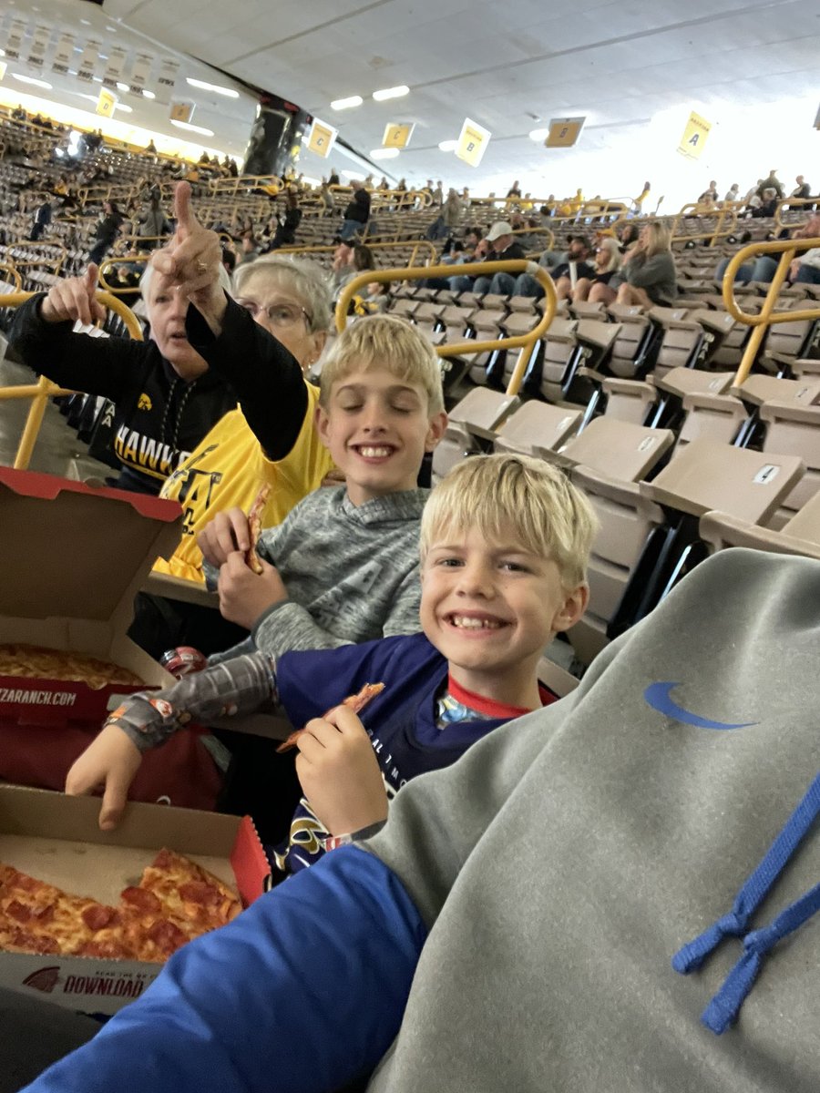 Pre Gaming for #carvercones #LetsGoHawks #fightforiowa