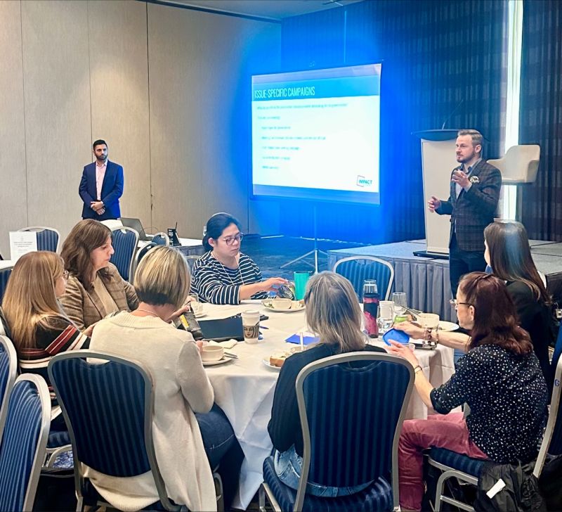Thank you to <a href="/speechhearbc/">SpeechHearBC</a> for inviting our Vice-President <a href="/CvDonat/">Christian von Donat</a> and consultant <a href="/sajjidlakhani/">SAJJID</a> to speak at their annual conference in Vancouver for an update on government and media activities this year and advocacy priorities for next year. #bcpoli