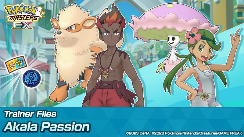Trainer Files: Akala Passion is now live!

Kiawe, Mallow, and Lana get cooking—literally!

You can play through the story and exchange for items, such as 5★ Alola🥺🥺🥺 #スマホゲーム #イラスト #JCCPLive #GOSnapshot #PokemonGOWorlds2023…  
Original: PokemonMasters