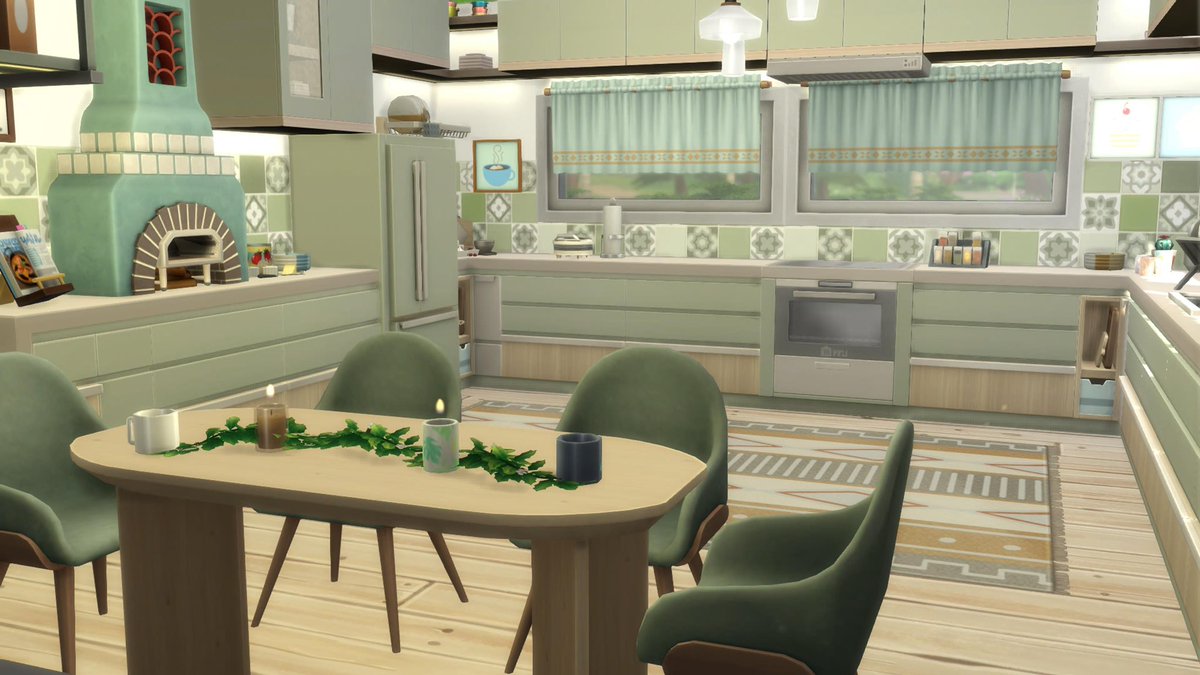 I couldn’t resist building a kitchen with the new #HomeChefHustle stuff pack. 👩‍🍳 🤍

—
available on my gallery, ID Mala0430 ✨

i’ve included some more screenies from different angles below. 🤍

(repost bc i used the wrong screenshot 😭)

#ShowUsYourBuilds #TheSims #TheSims4