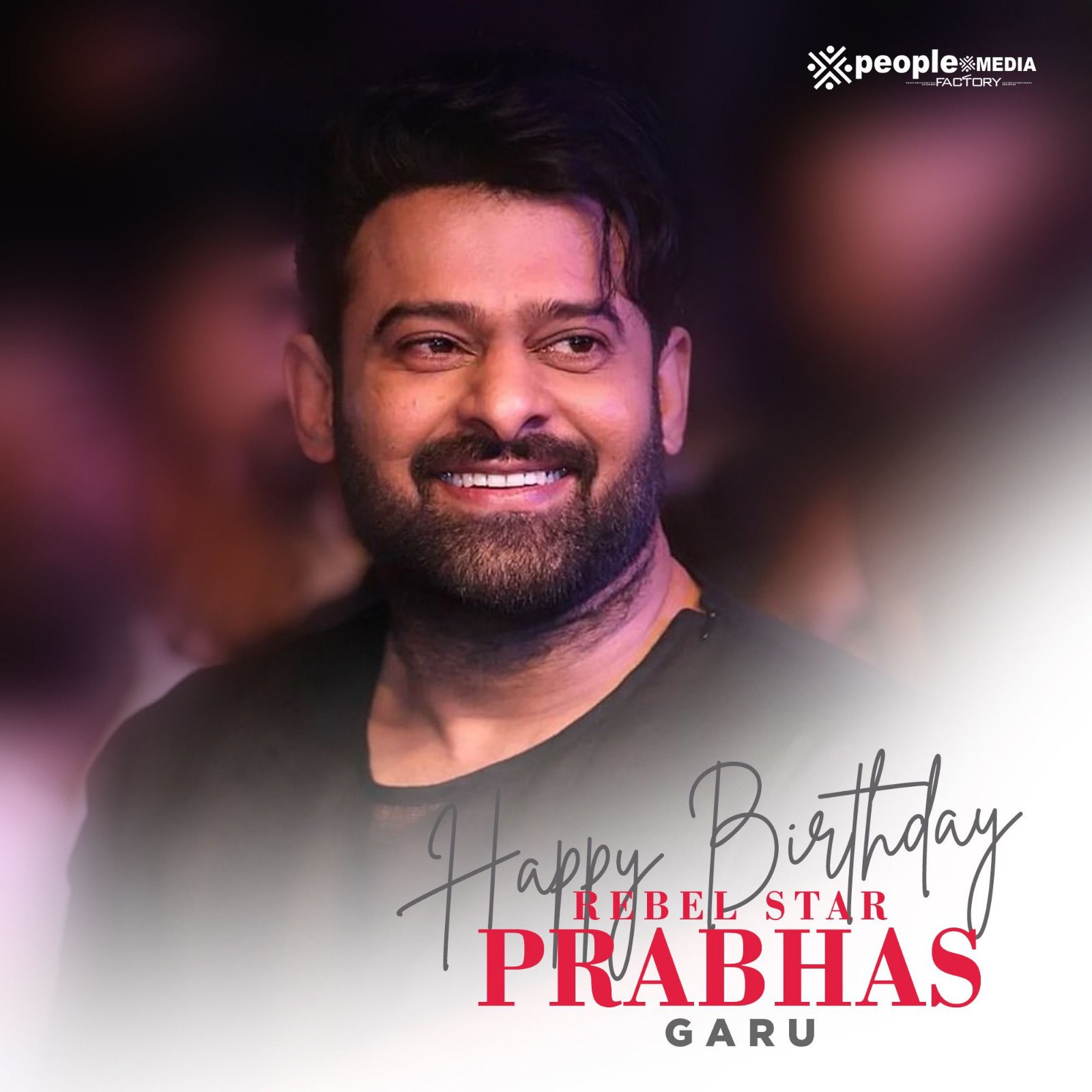 People Media Factory on X: "Wishing the DARLING of Indian Cinema, #Prabhas garu a very Happy Birthday!! Wishing you abundance of love & happiness this year!! 🫶🌟 #HappyBirthdayPrabhas https://t.co/DKIfPkdBee" / X