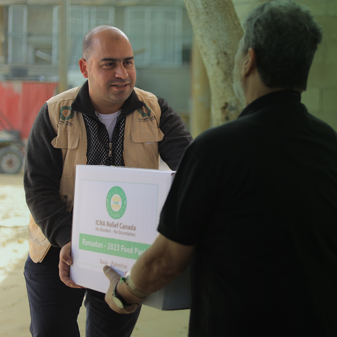In the past, we have had the opportunity to distribute relief throughout Palestine.

As Palestinians suffer under current circumstances, our work is no different. We are working with our partners to distribute life's necessities.

Learn more at icnareliefcanada.ca/palestine.