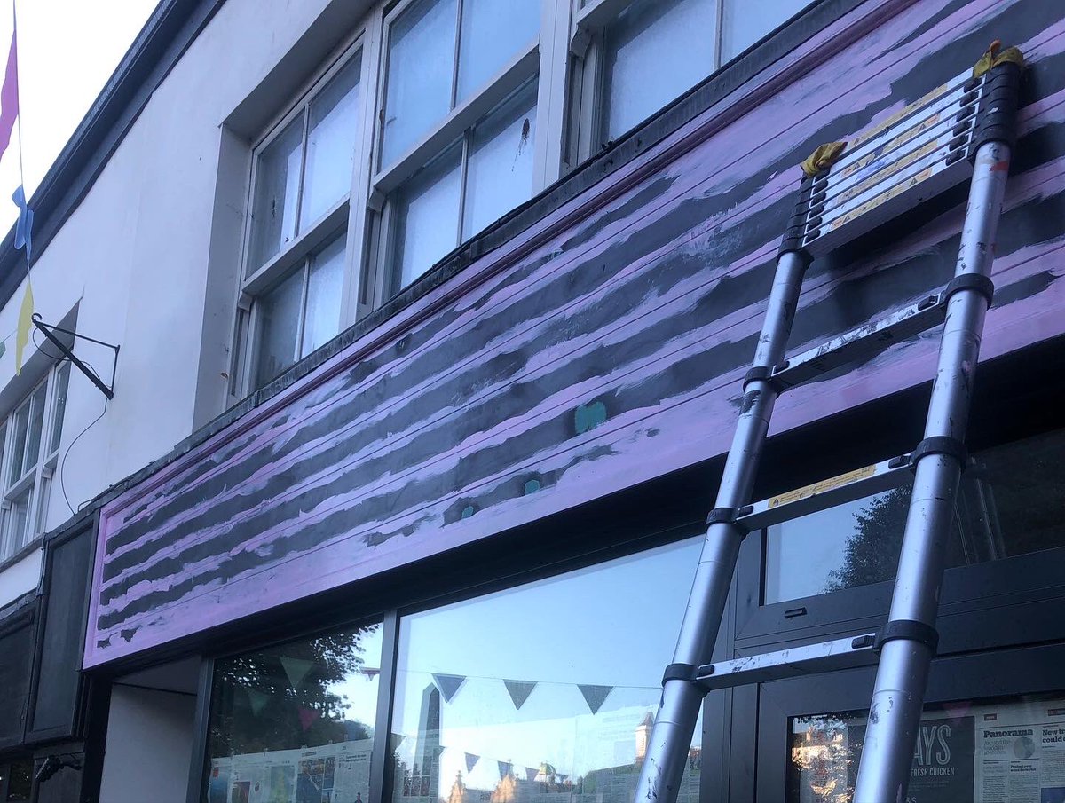 Signsofgoodtast's tweet image. My day in reverse order… #signwriter #cornwall #falmouth #cornish #signpainter