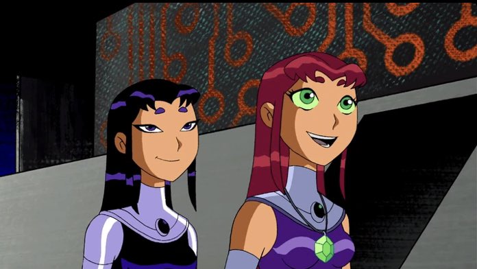 me and @justhannahxxo outfits as starfire & blackfire 🤍 (@MSPCadets )