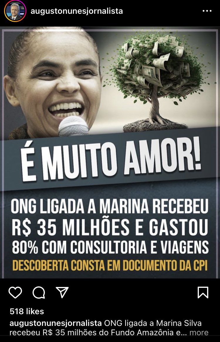 aneamaralane's tweet image. Let’s spread it
#brazil #Corruptos #saveamazonforest #LuladraoDesgracaEDestruicao #SOSBRASIL #sosamazonia