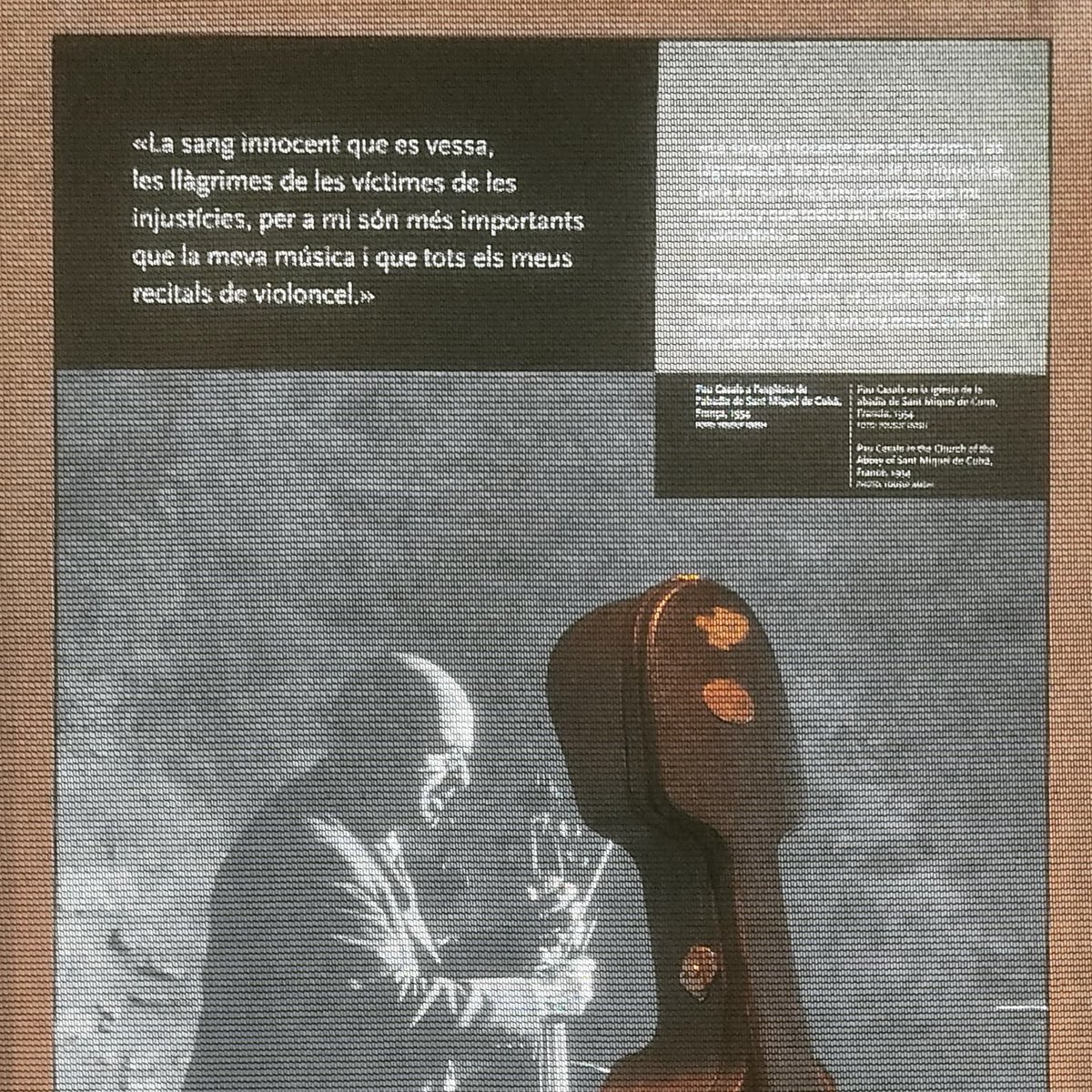ProgramaAproPAT's tweet photo. Avui, 50è aniversari de la mort de Pau Casals volem compartir aquesta imatge de @museupaucasals amb paraules de rabiosa actualitat.
#paucasals #programaaproPAT https://t.co/povpWxmWqS